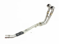 IXIL stainless steel decat pipe with twin lambda sensor ports for Moto Morini Allthrike 450 2025–2026