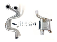 Ixrace MK2 Black Exhaust System installed on a Kawasaki Ninja 650 2023 to 2025