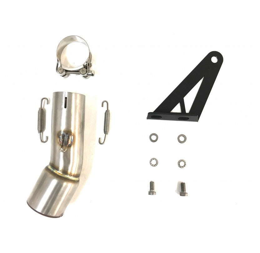 IXRACE M2 Black slip-on silencer installed on Suzuki GSX-R1000 2017-2024 with GP-style outlet_3