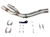 Ixrace MK2 Inox Silencer with Decat Yamaha MT-10 2016-24 - Motorcycle Performance Store