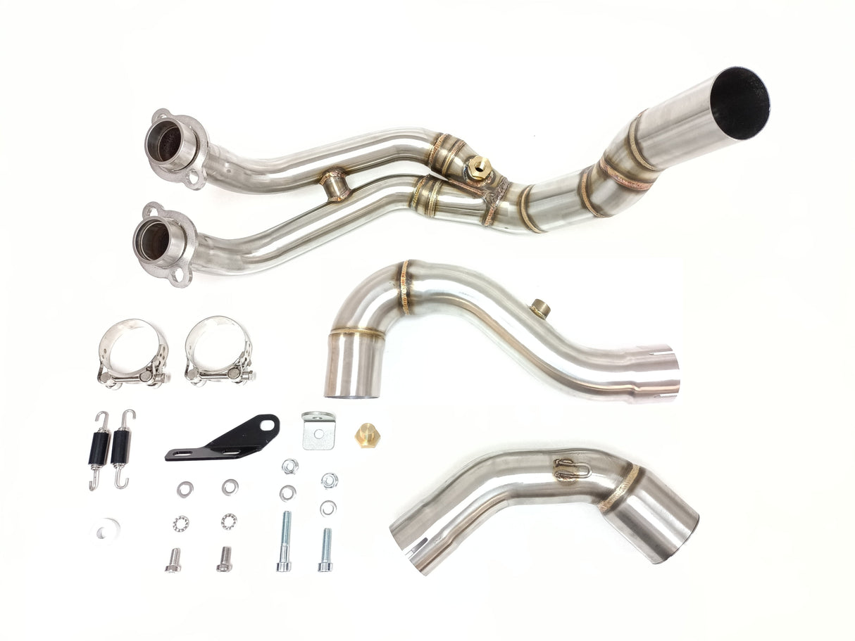 Ixil Sport Xtrem Black Race Exhaust Fitting Kit for the Yamaha MT-07 2021-2026