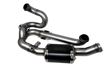 Termignoni decat collector pipe KTM 1390 Super Duke R stainless steel collector with titanium pre-silencer