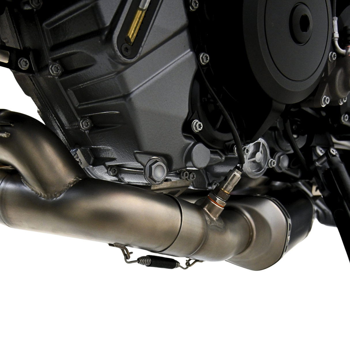 Termignoni decat collector pipe KTM 1390 Super Duke R stainless steel collector with titanium pre-silencer_2
