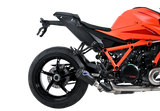 Termignoni GP2R-RHT Black Titanium Silencer KTM 1390 Super Duke R EVO with mesh detailing and stainless steel link pipe_1
