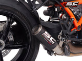 SC Project CR-T Carbon Fibre Stoneguard Grid Silencer KTM 1390 Superduke R 2024-25