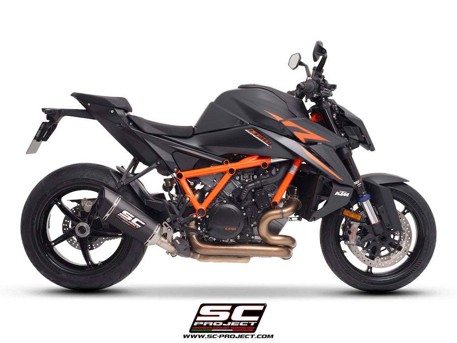 SC Project SC1-R Carbon Silencer for the KTM 1390 Superduke R - Motorcycle Performance Store_1