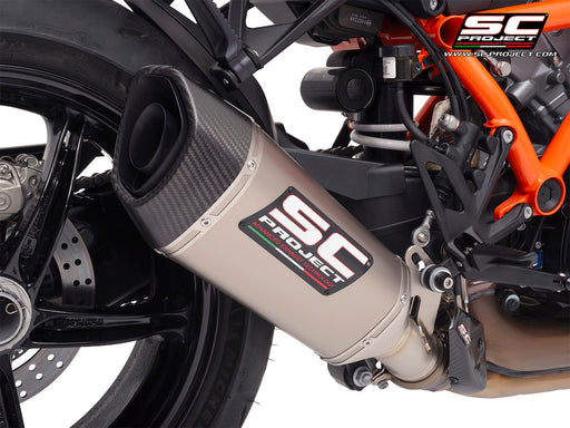 SC Project SC1-R Titanium Silencer for the KTM 1390 Superduke R - Motorcycle Performance Store