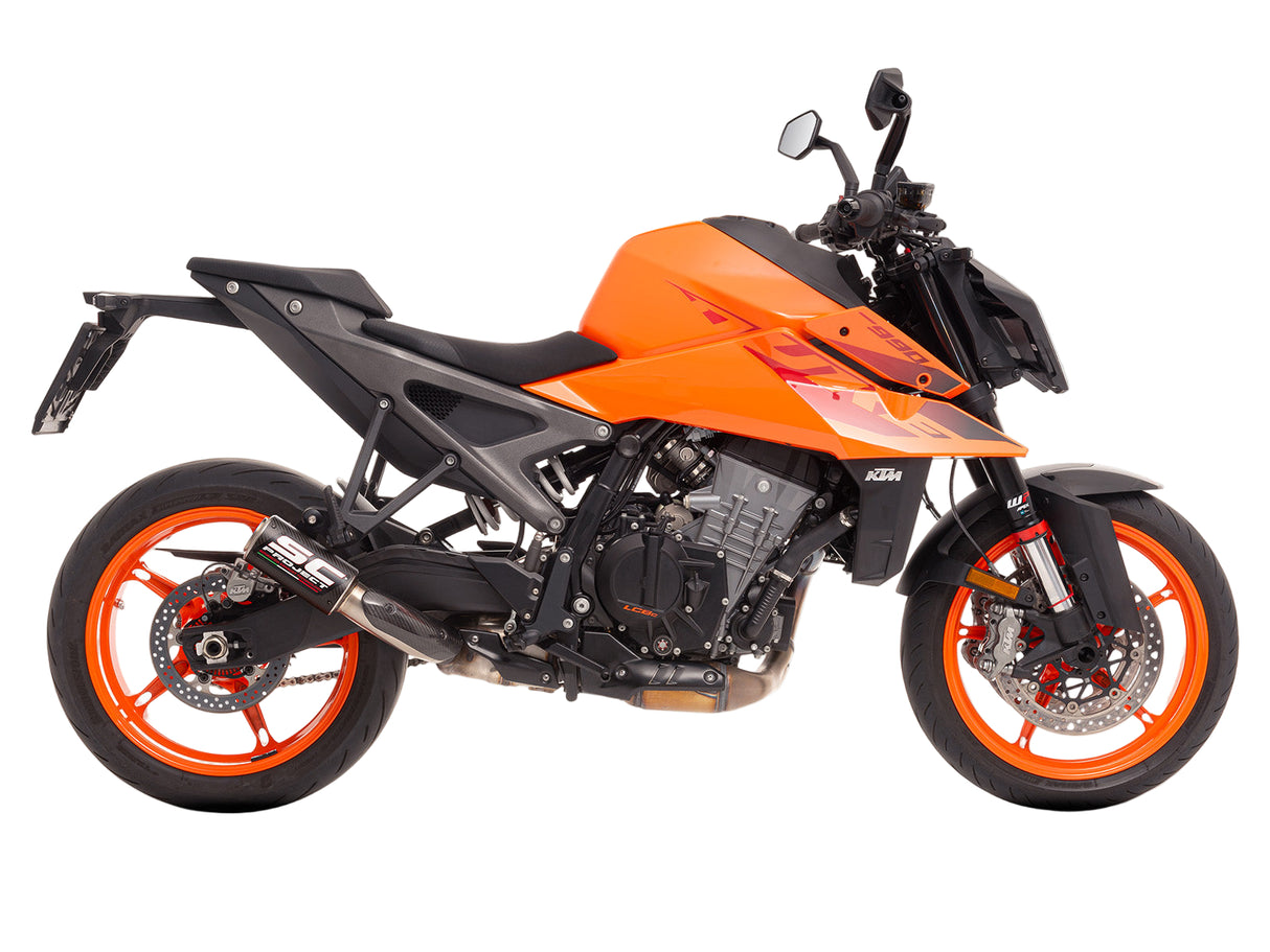 SC Project CR-T Carbon Fibre Silencer KTM Duke 990 2024-25