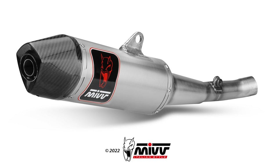 Mivv STR-1 Titanium Silencer Honda CRF450R 2021-24 - Motorcycle Performance Store 