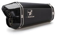 Ixrace M8 dual black silencer for Kawasaki Z1100 SE 2025–2026 road legal exhaust