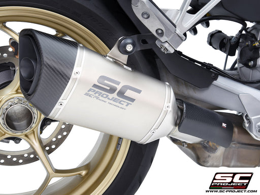 SC Project SC1-R Titanium Silencer Moto Guzzi V100 Mandello 2023-24 - Motorcycle Performance Store 