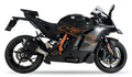 IXRACE M8 Black Dual-Outlet Silencer for KTM RC 990 (R) with matte black finish