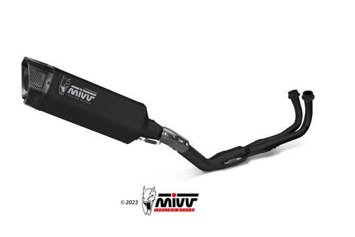 Mivv SR-1 Full Black Titanium System Yamaha T-Max 560 2022-24 - Motorcycle Performance Exhausts