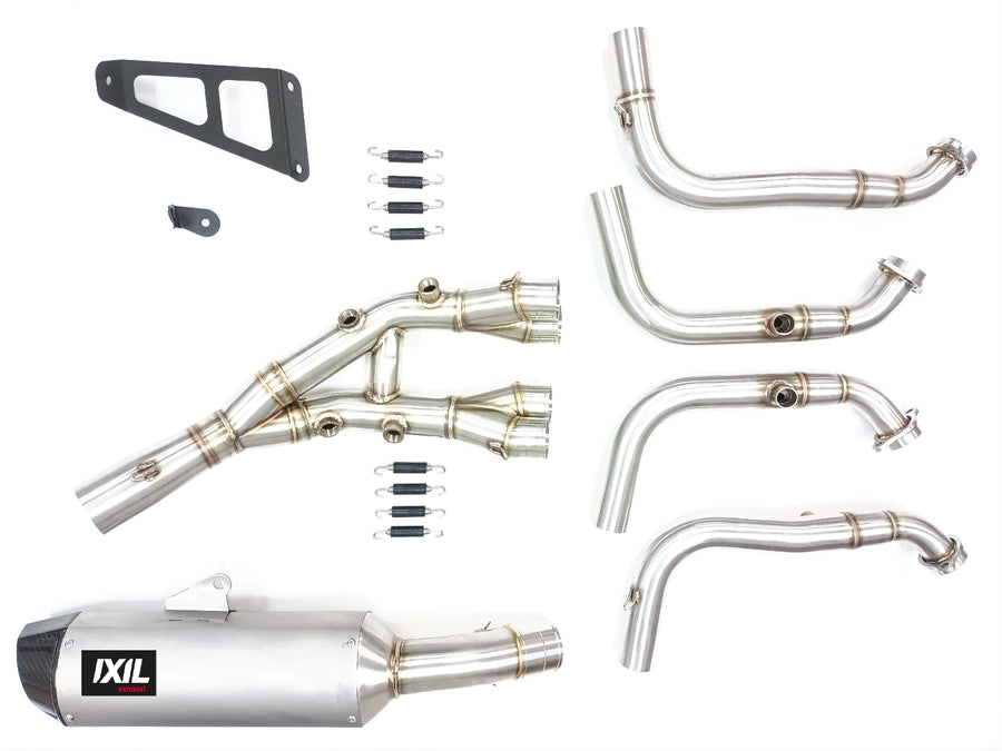 Ixil Hexoval Titanium Full Exhaust System with Carbon Fibre End Cap for BMW S1000RR