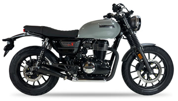 Ironhead Conical Black Silencer Honda GB350S 2025-26
