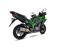 IXIL Hexoval Xtrem Inox stainless steel silencer fitted to Kawasaki Versys 1000 2020–2024