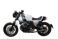 Ironhead Black Silencers Moto Guzzi V7 II 2013-16