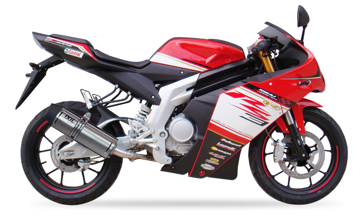 IXIL Hexoval Xtrem Inox Silencer Rieju RS3 125 2010-18