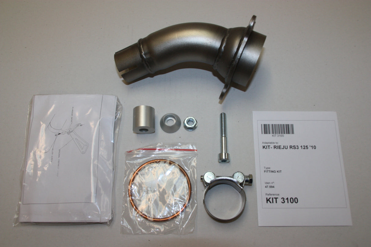 IXIL Hexoval Xtrem Inox Silencer Rieju RS3 125 2010-18 image 3