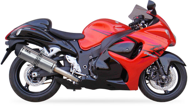 Ixil Hexoval Xtrem Inox stainless steel silencers fitted to Suzuki GSX-R 1300  Hayabusa 2008-2016