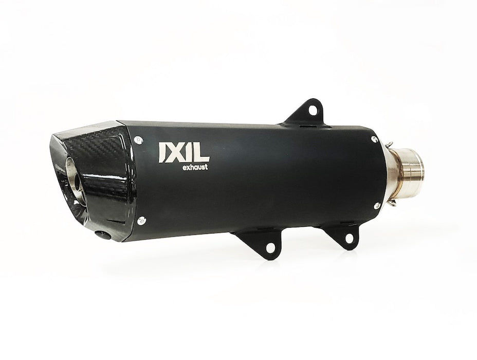 Ixil Hexoval Xtrem Black Silencers for the Suzuki GSXR 1300 Hayabusa - Motorcycle Performance Store_1