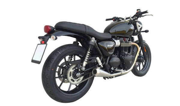 Ironhead OVC11 Conical Silencers Triumph Speed Twin 900 2016-22