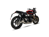 Ironhead OVC11 Conical Inox Slip on Exhausts | Triumph Speed Twin 1200 2019-23