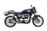 Ironhead OVC11 Conical Silencers Triumph Thruxton 865 2004-15