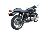 Ironhead OVC11 Conical Silencers Triumph Thruxton 865 2004-15