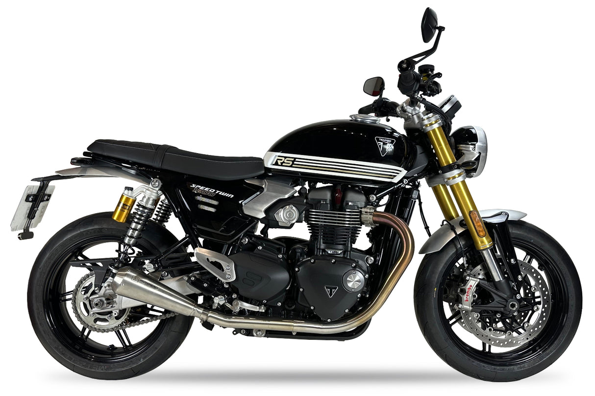 Ironhead Conical Inox Silencers | Triumph Speed Twin 1200 2024-26 image 2