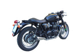 Ironhead OVC11 Conical Silencers Triumph Bonneville T100 2007-15