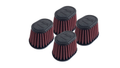 DNA Universal Performance Air Filter with Rubber Top, 87mm Long, Inlet Diameter 38mm. Available at Motorcycle Performance Store.