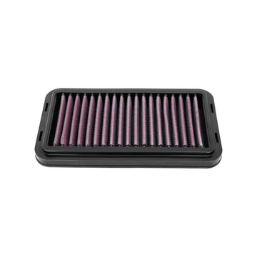 DNA Performance Air Filter P-DU9S25-01, four-layer cotton high-flow motorcycle air filter with Full Contour Design, 175.80 CFM airflow, 105.13% increased airflow and 98-99% ISO 5011 filtration efficiency_1