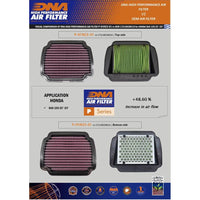 DNA Performance Air Filter for Honda Dax 125 2022-2024 washable high-flow FCd cotton gauze air filter