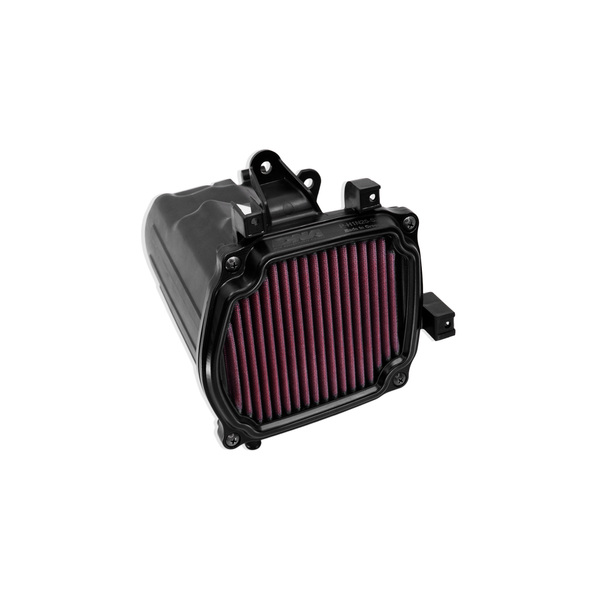 DNA Stage 2 performance air filter for Honda Grom 125 with cotton gauze and sealed mounting frame_1