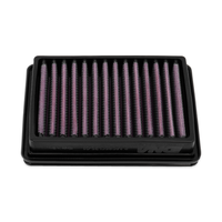 DNA high-flow performance air filter fitted to Moto Guzzi V7 Stone 850 2025 airbox with cotton gauze construction