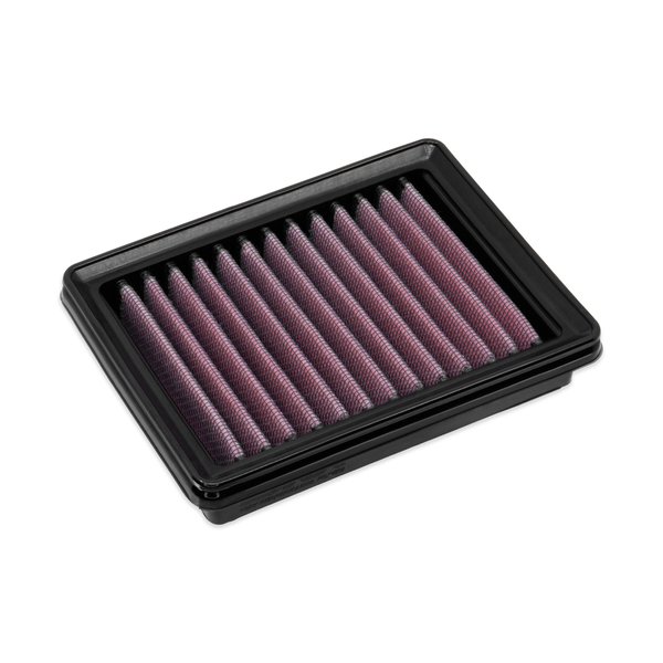 DNA high-flow performance air filter fitted to Moto Guzzi V7 Stone 850 2025 airbox with cotton gauze construction