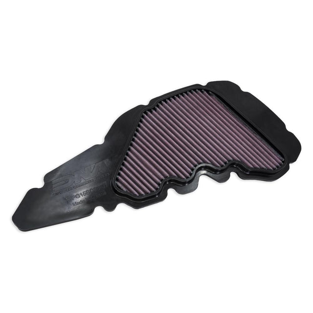 DNA high-flow performance air filter fitted to Piaggio Medley 200 2025 airbox for city riding