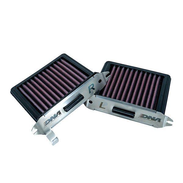 DNA Performance Air Filter for the Triumph Bonneville Bobber 1200. Available at Motorcycle Performance Store