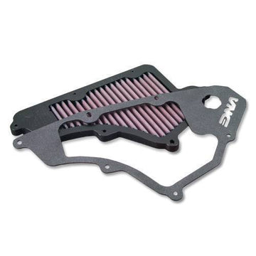DNA Stage 2 air filter and airbox cover upgrade fitted to Yamaha XT660Z Tenere for improved airflow and performance