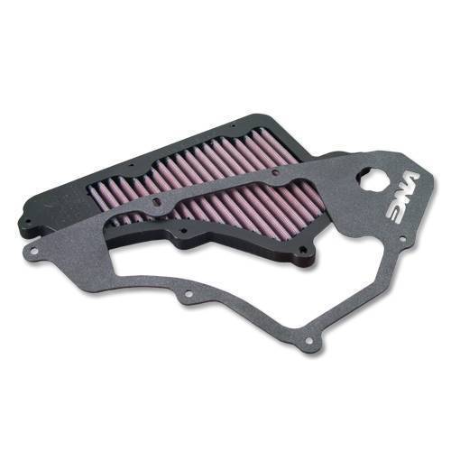 DNA Stage 2 air filter and airbox cover upgrade fitted to Yamaha XT660Z Tenere for improved airflow and performance