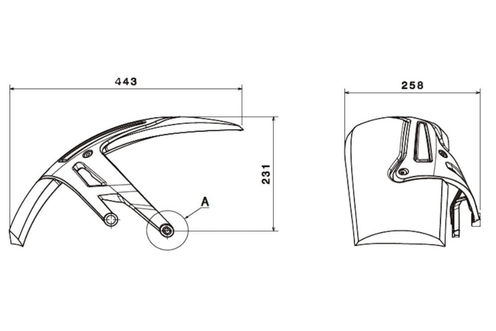 PUIG Rear Hugger BMW R1250GS (Adventure / HP) 2018-24