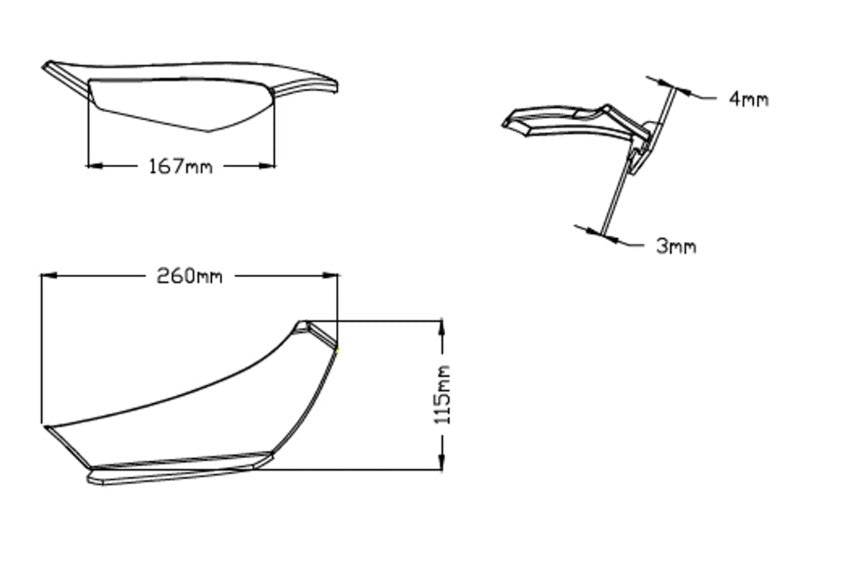 PUIG Downforce Side Spoilers Yamaha YZF-R1 (R1M) 2020-24 - Motorcycle Performance Store