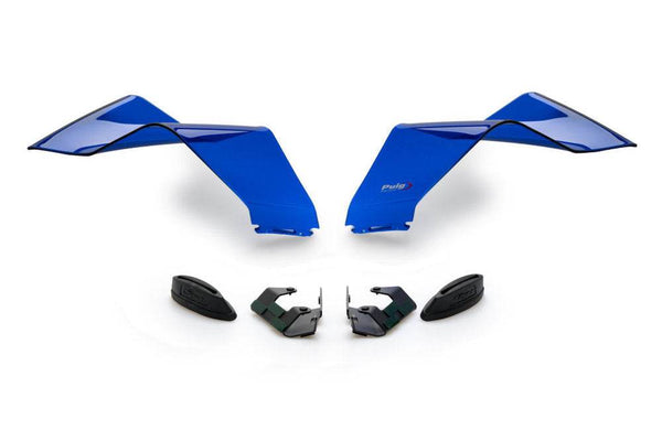 PUIG Blue Frontal Spoiler GP - Yamaha YZF-R1 (M) 2020-24 - Motorcycle Performance Store