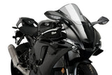 PUIG Black Frontal Spoiler GP - Yamaha YZF-R1 (M) 2020-24 - Motorcycle Performance Store