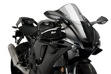 PUIG Black Frontal Spoiler GP - Yamaha YZF-R1 (M) 2020-24 - Motorcycle Performance Store