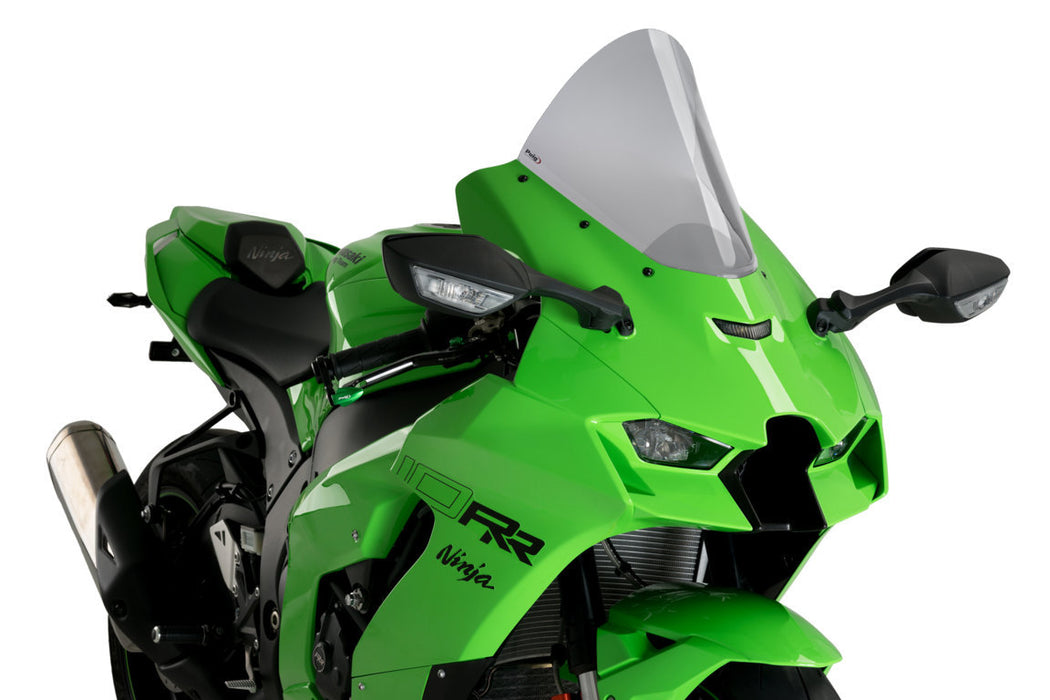 Puig R Racer Screen Kawasaki ZX-10R 2021-24 - Motorcycle Performance Store 