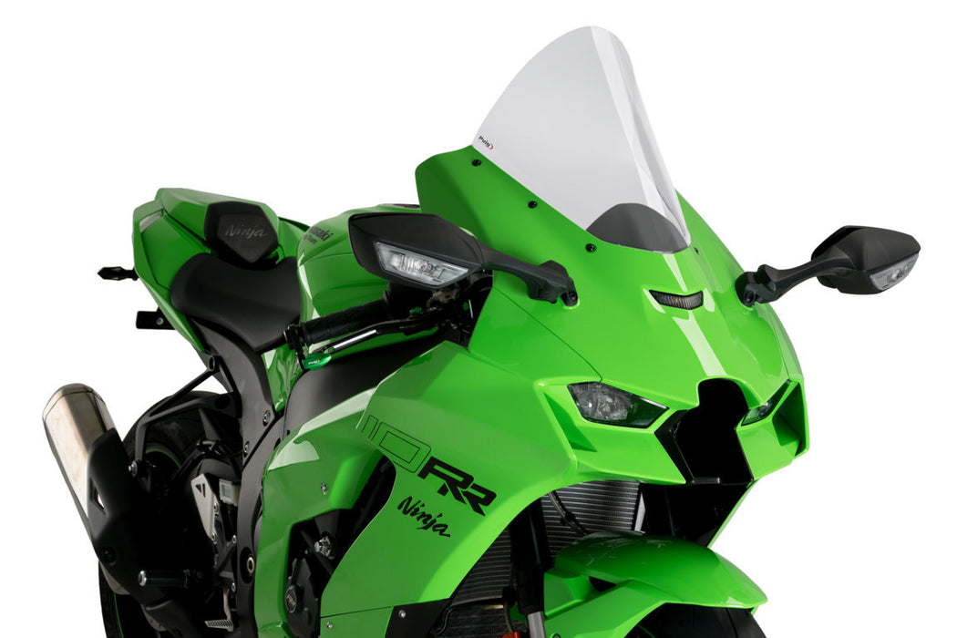 Puig R Racer Screen Kawasaki ZX-10R 2021-24 - Motorcycle Performance Store 