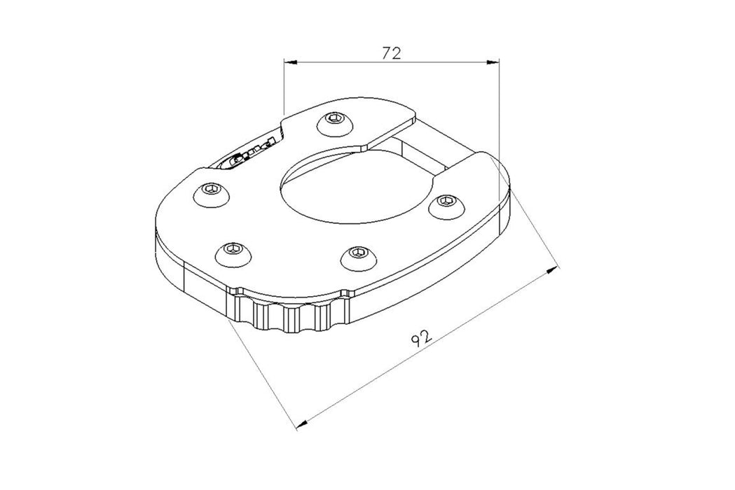 Puig Kickstand Extension Honda NC750X 2021-24