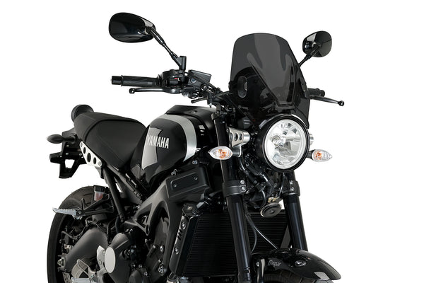 Puig Mito Screen for the Triumph Naked Bike Range. Available at Motorcycle Performance Store.